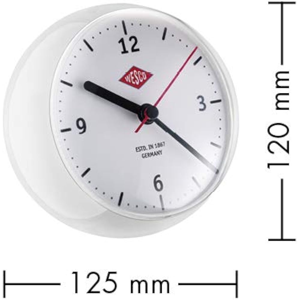 WESCO Wesco mini clock almond 322411-23 ø12.5 × h12cm