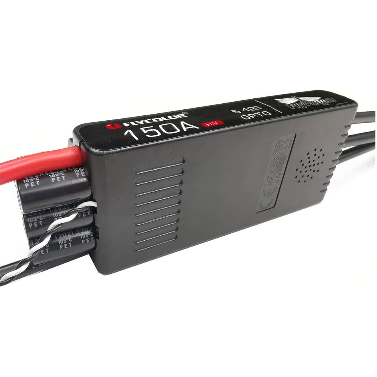 Flycolor 150A HV ESC 5-12s for aviation 105/120mm EDF