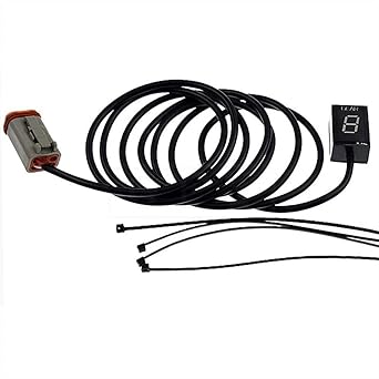 Speed Display Meter Motorcycle Speed Gear Display Indicator 1-6 Level For Harley Touring Sportster Dyna 883 Softail Road King Electra Glide