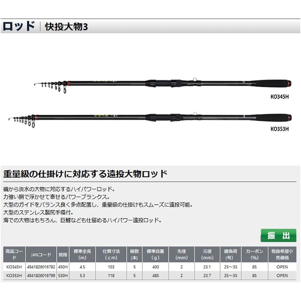 Osaka Fishing Gear (OGK) Easy Throw Big Game 3