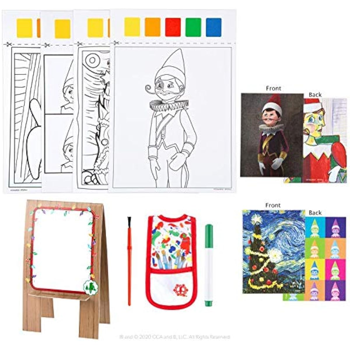 The Elf on the Shelf Arctic Artiste Claus Couture