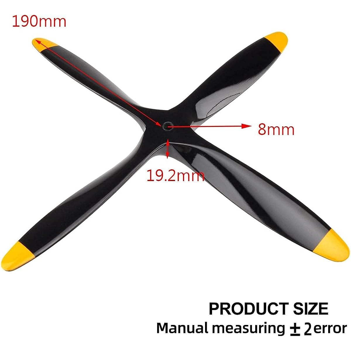 4 Blade RC Propeller 15x10 Beech Wood Propeller for Gasoline Engine RC Airplanes 1pc