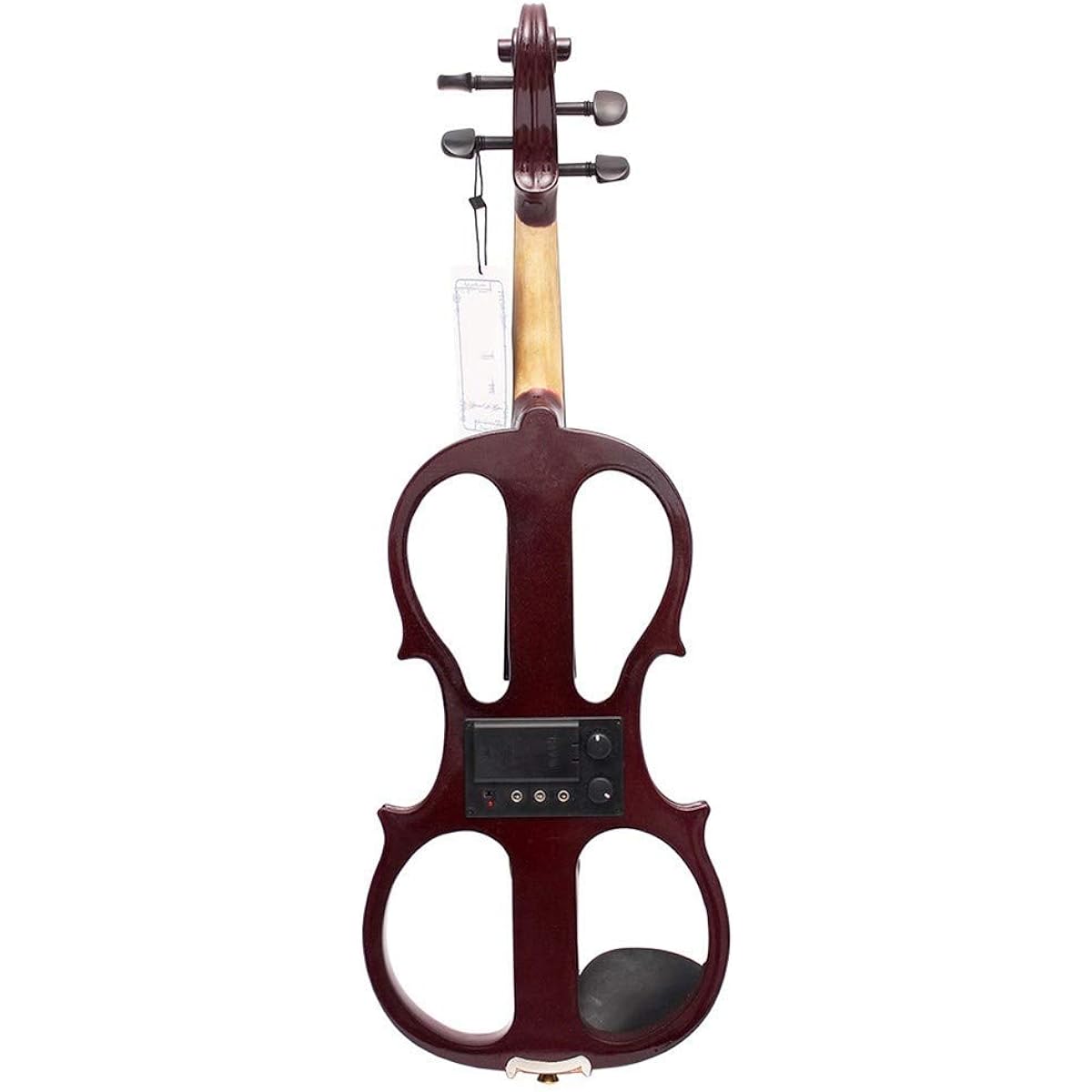 Violin Electric Acoustic Violin Fiddle with Violin Case Cover Bow for Musical Instrument Stringed Instrument Enthusiasts Beginners (Color : Blue)