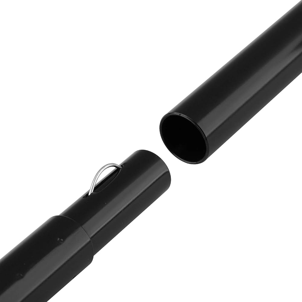FLYFLYGO Aluminum Tent Pole Tarp Pole Set of 2 19mm Diameter Split Type Duralumin Solo Camping Sub Pole Touring Compact Storage Case Included