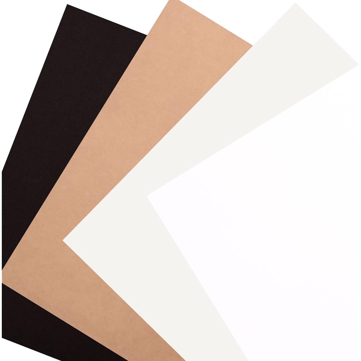 Vaessen Creative Florence Hand Lettering Paper A5 216GSM 60 Sheets White Ivory Brown Black for Calligraphy Brush Lettering Art Projects Craft Ideas 2933-990