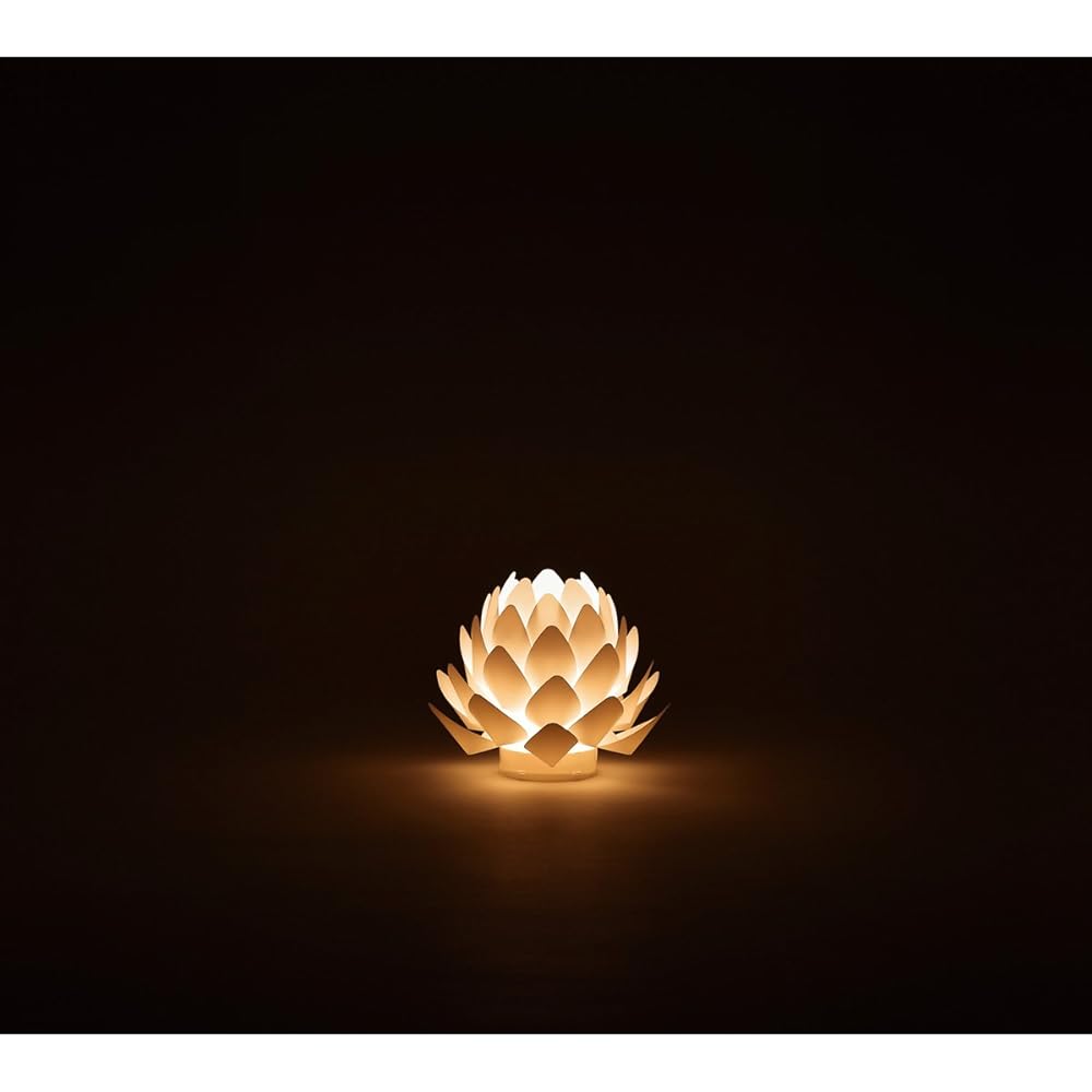 Kameyama Bon Lantern Origami-lite Lotus Flower XS (Indirect Lighting)