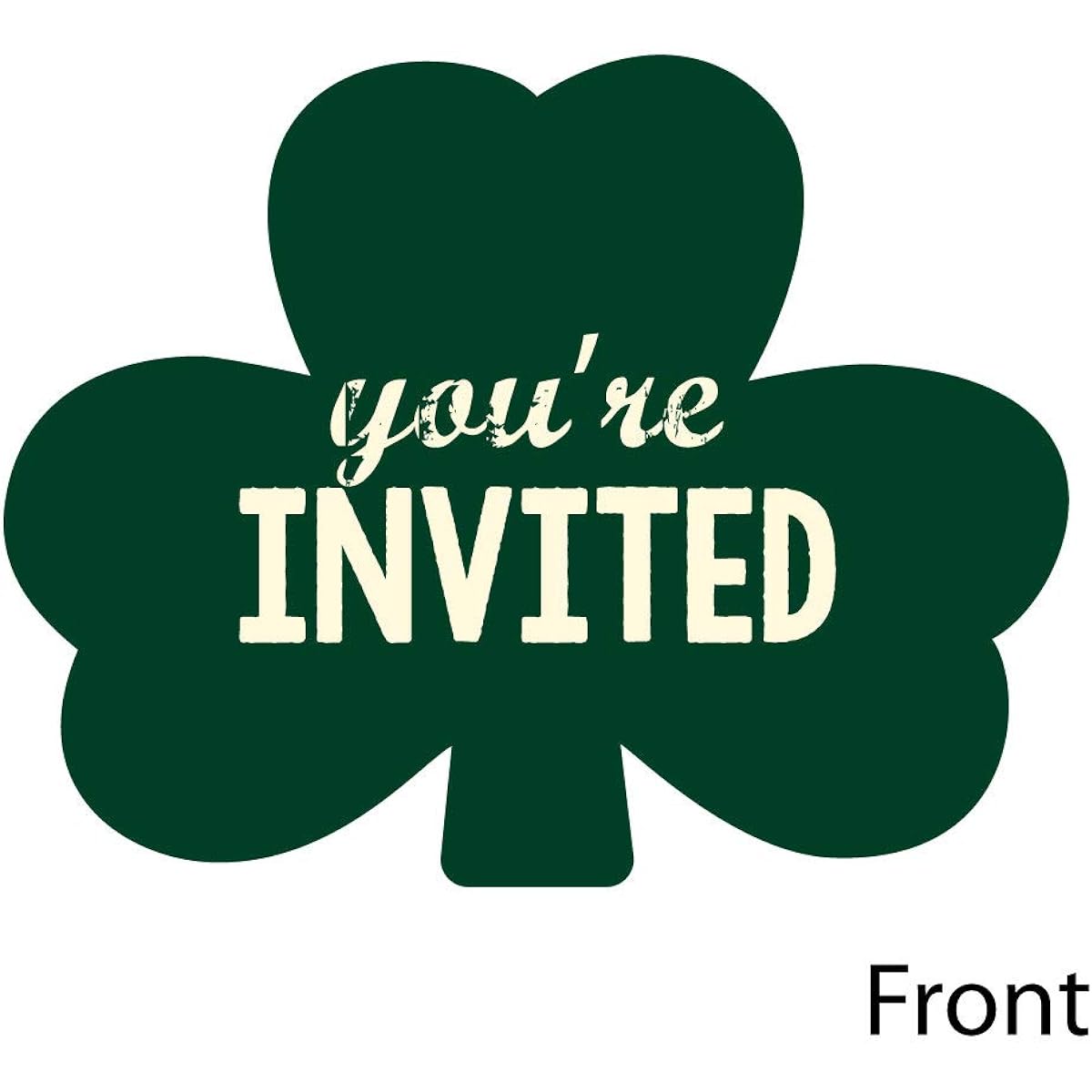St. Patrick's Day - Fill In The Form Invitations - St. Patrick's Day Party Invitation Cards with Envelopes - Set of 12