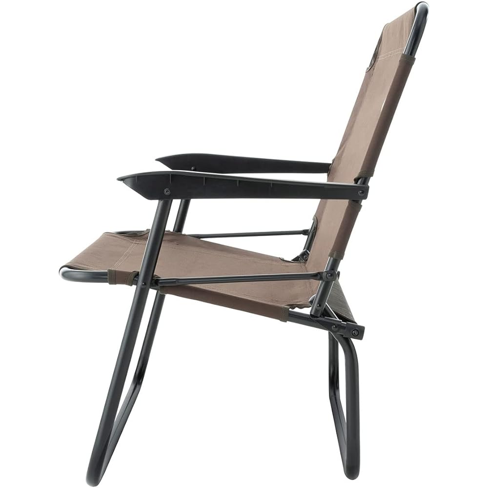 LOGOS Earth Iron Low Chair for OYAKO 73311200 Brown Width 90 x Depth 58.5 x Height 75 cm