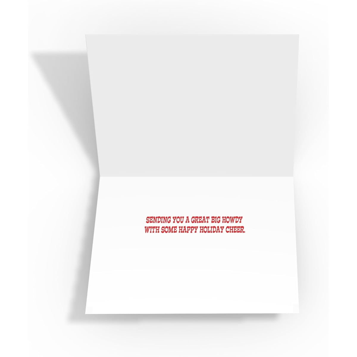 Stonehouse Collection Texas Howdy! Christmas Cards - 18 Western Cards and Envelopes (Huddy Santa)