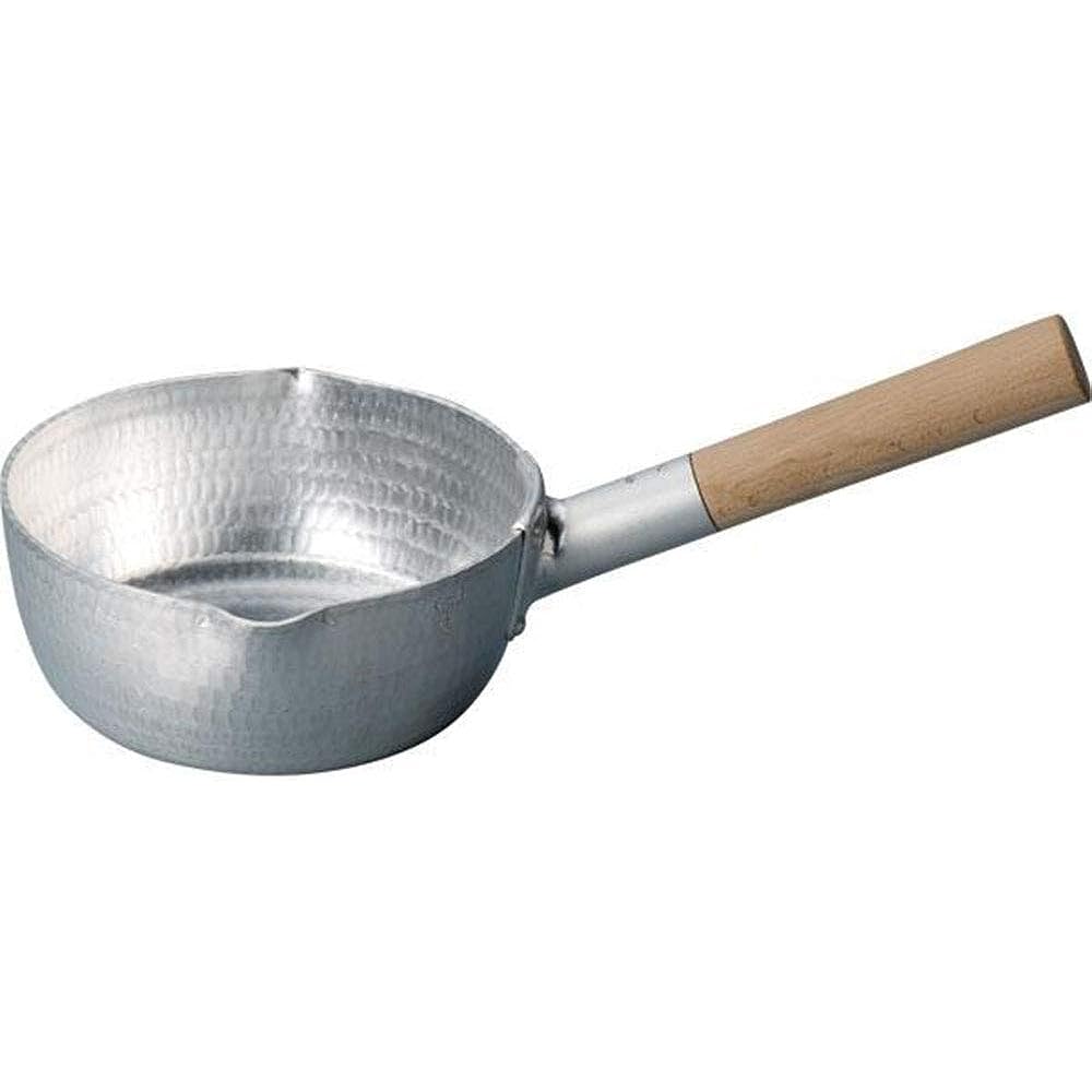 Made by Himeno. Yukihira pot, made in Japan, one hand, aluminum, handmade, 21cm