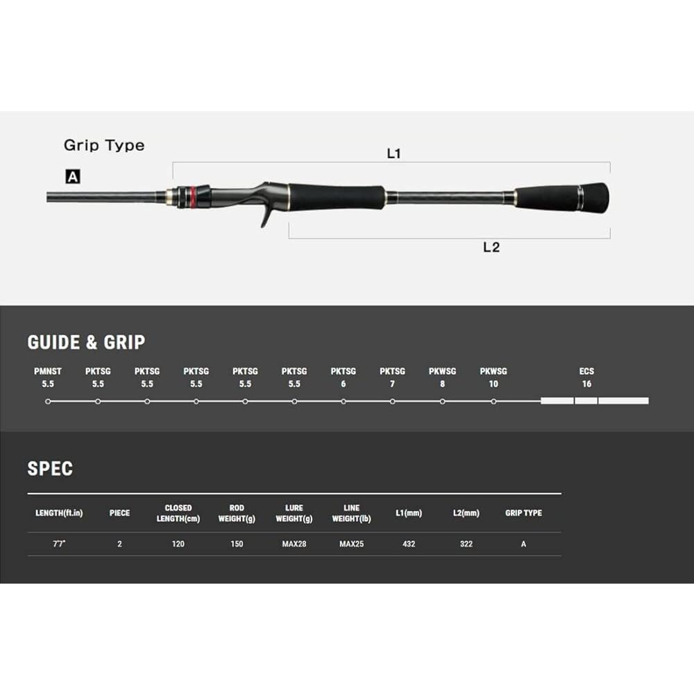 Tailwalk Rod SSD Power Lock C77H 16976