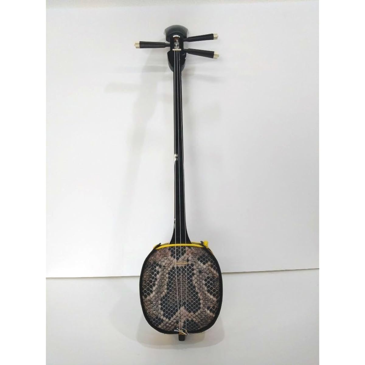 Okinawa sanshin shamisen starter set with artificial skin