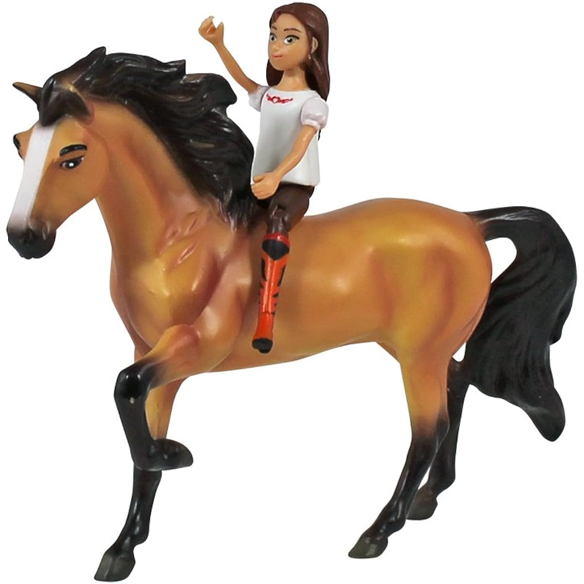(Spirit & Lucky) - Breyer Spirit Riding Free - Spirit and Lucky Small Horse and Doll Toy Set