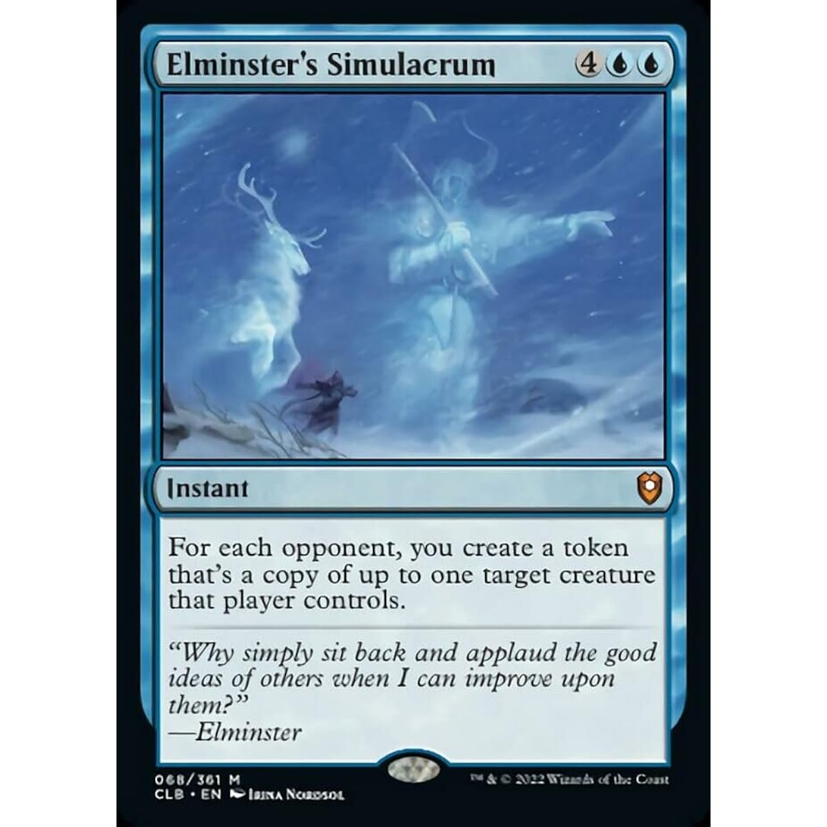 Magic: The Gathering - Elminster Simulacrum (068) - Battle for Baldur's Gate