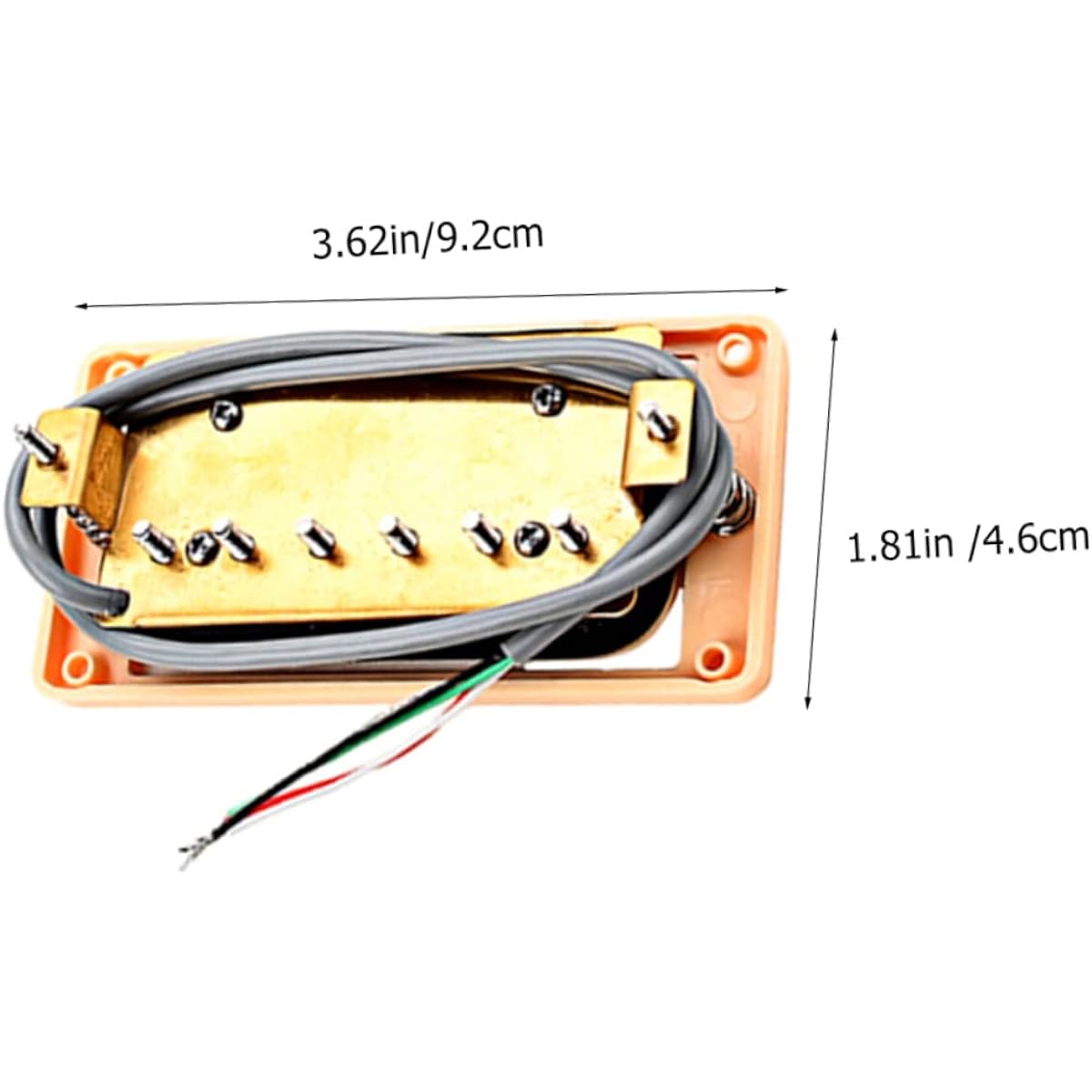 VICASKY 3-Piece Set Tone Pickups Guitar Metal Pickup Accessories Guitar Accessories Humbucker Pickups Humbucker Covers Musical Instruments Bass Metal