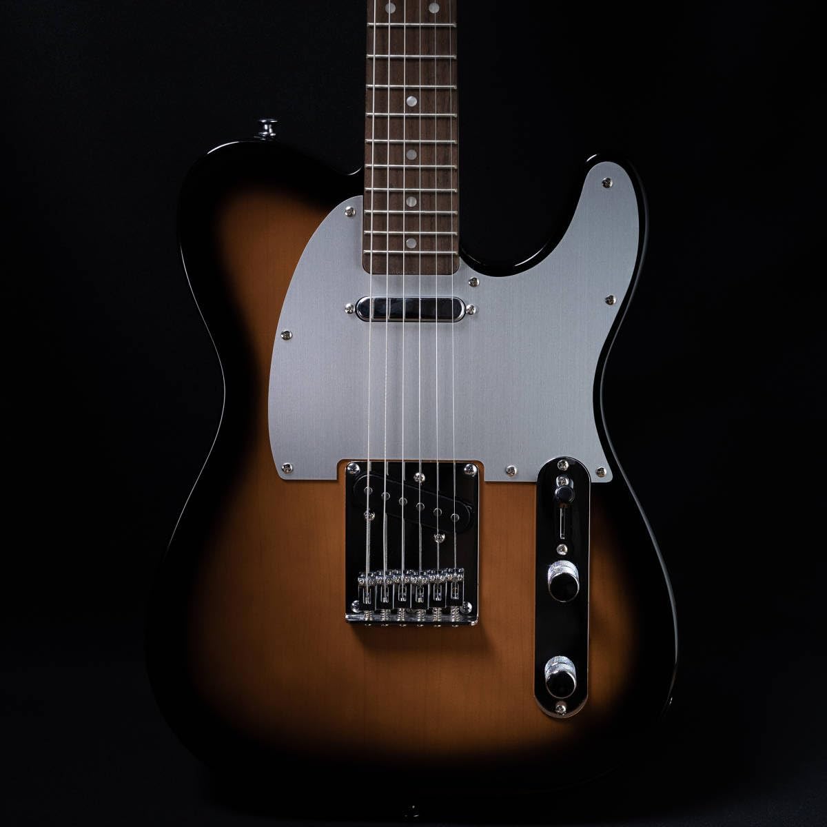 Guitar Telecaster 8hole anodized pickguard Silver