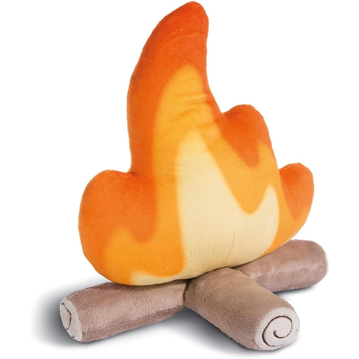 Wgxzyq Campfire Plush Simulation Bonfire Stuffed Toy Fake Fire Wood Stuffed Outdoor Camping Room Decor (10inch)