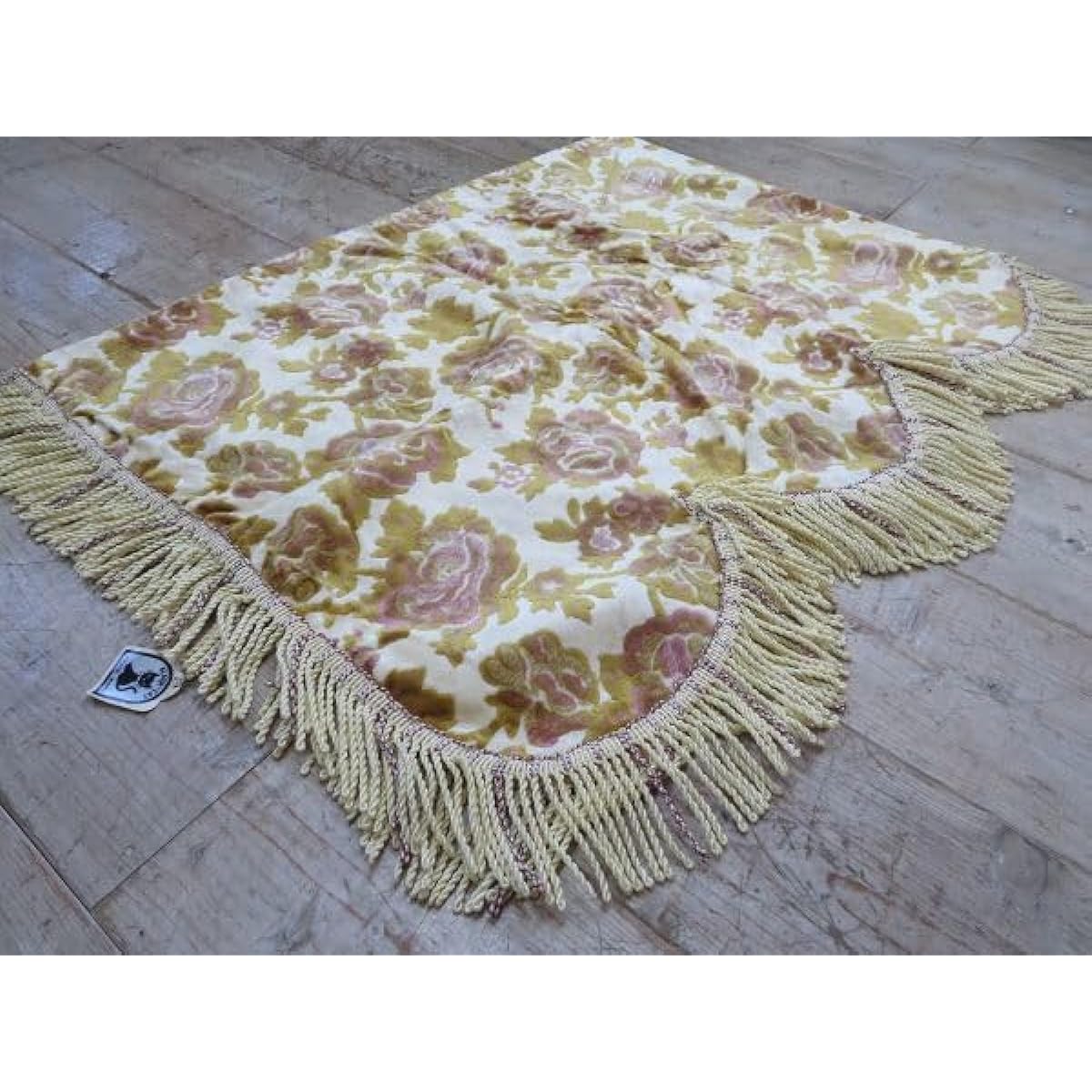 Velvet piano top cover that had been stored for a long time in a tea farmer's barn ⇒ Showa retro stylish remake of scraps D0910