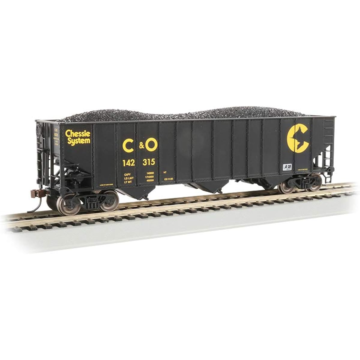 Bethleham Steel 100 Ton Three Bay Hopper Chessie System (C&O) #142315 - HO Scale