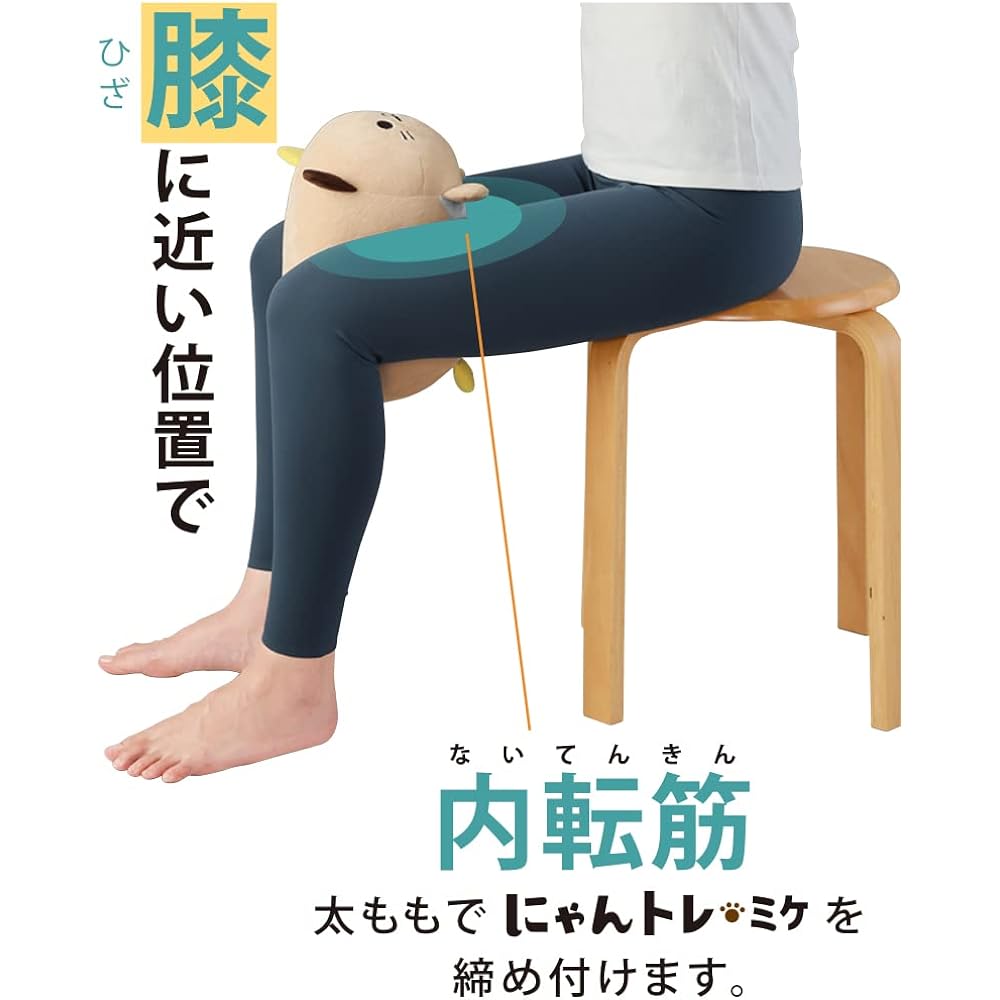 Cyplus Nyantrain Mike Incontinence Prevention Training Goods, High Density Cushion, Pelvic Floor Muscles, Adductor Muscles, Muscle Training, Urinary Leak Prevention