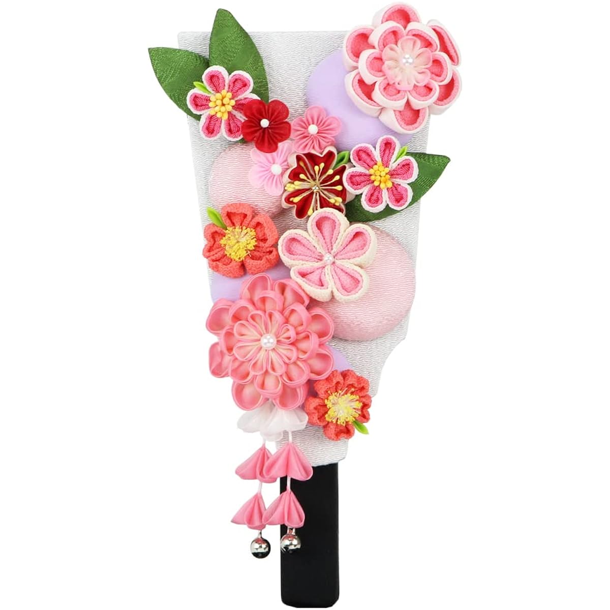 Takado Hagoita First New Year Acrylic Case Decoration Case Maisakura Black No. 7 Hagoita: Hanazukushi Pink Compact