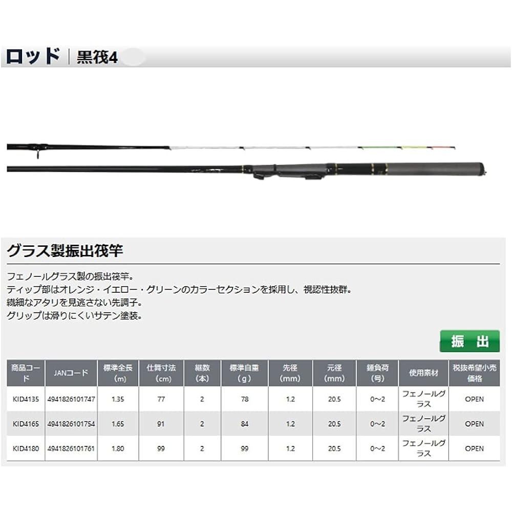 Osaka Fishing Gear (OGK) Black Raft 4