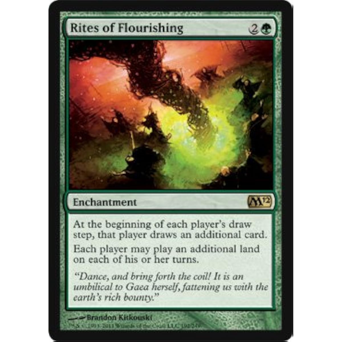 Rites of Flourishing - Magic 2012 Core Set - Rare