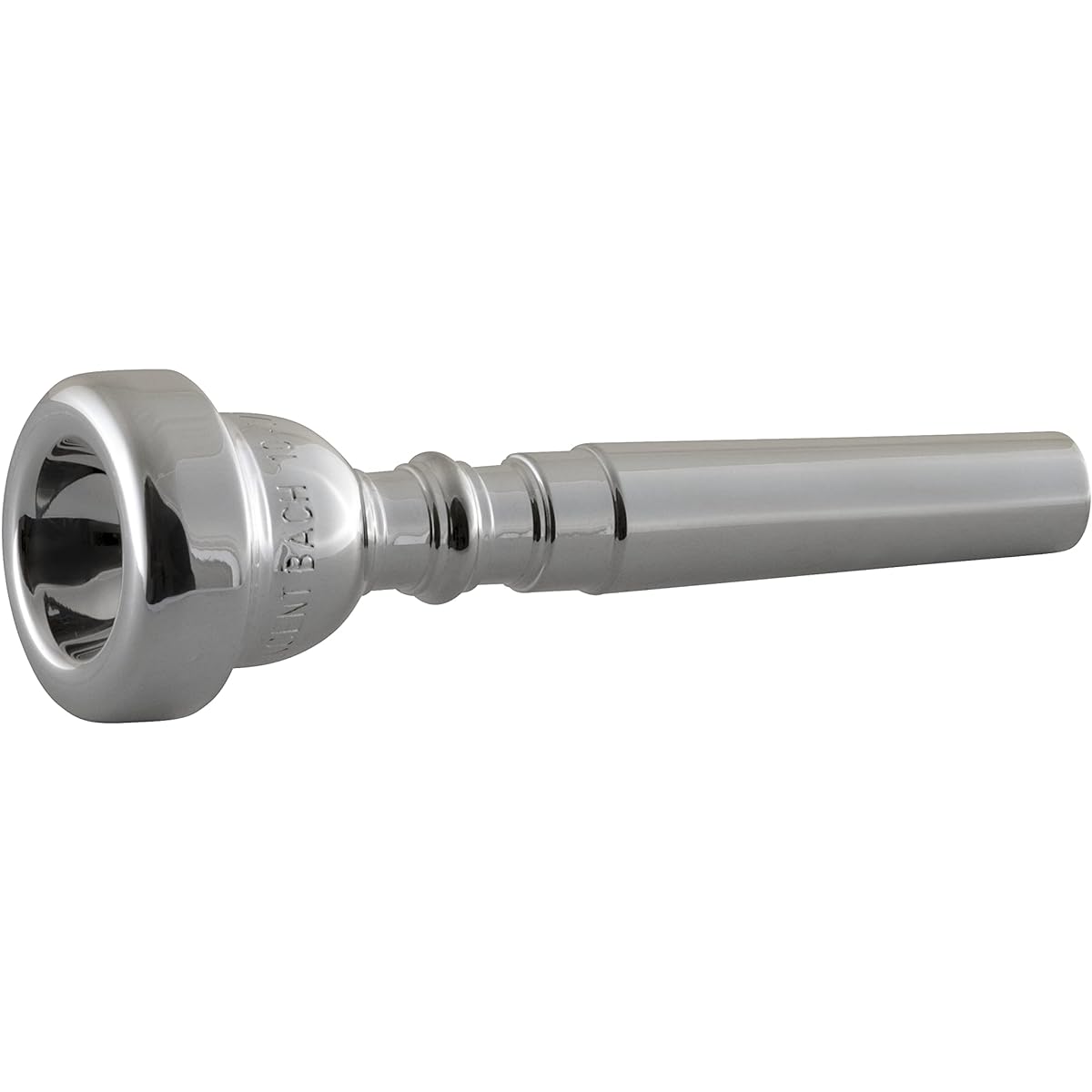Back trumpet mouthpiece 10 1/2E silver plated finish