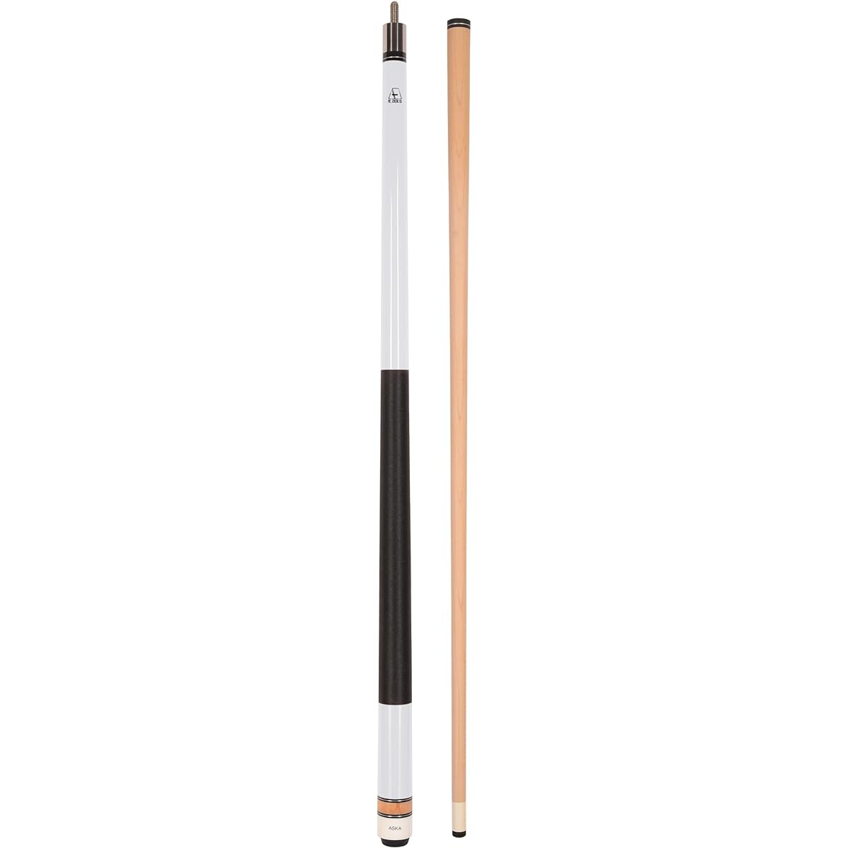 Aska L2 2 Piece Pool Cue Stick, 58-Inches Hard Rock Canadian Maple, 13mm Hard Tip