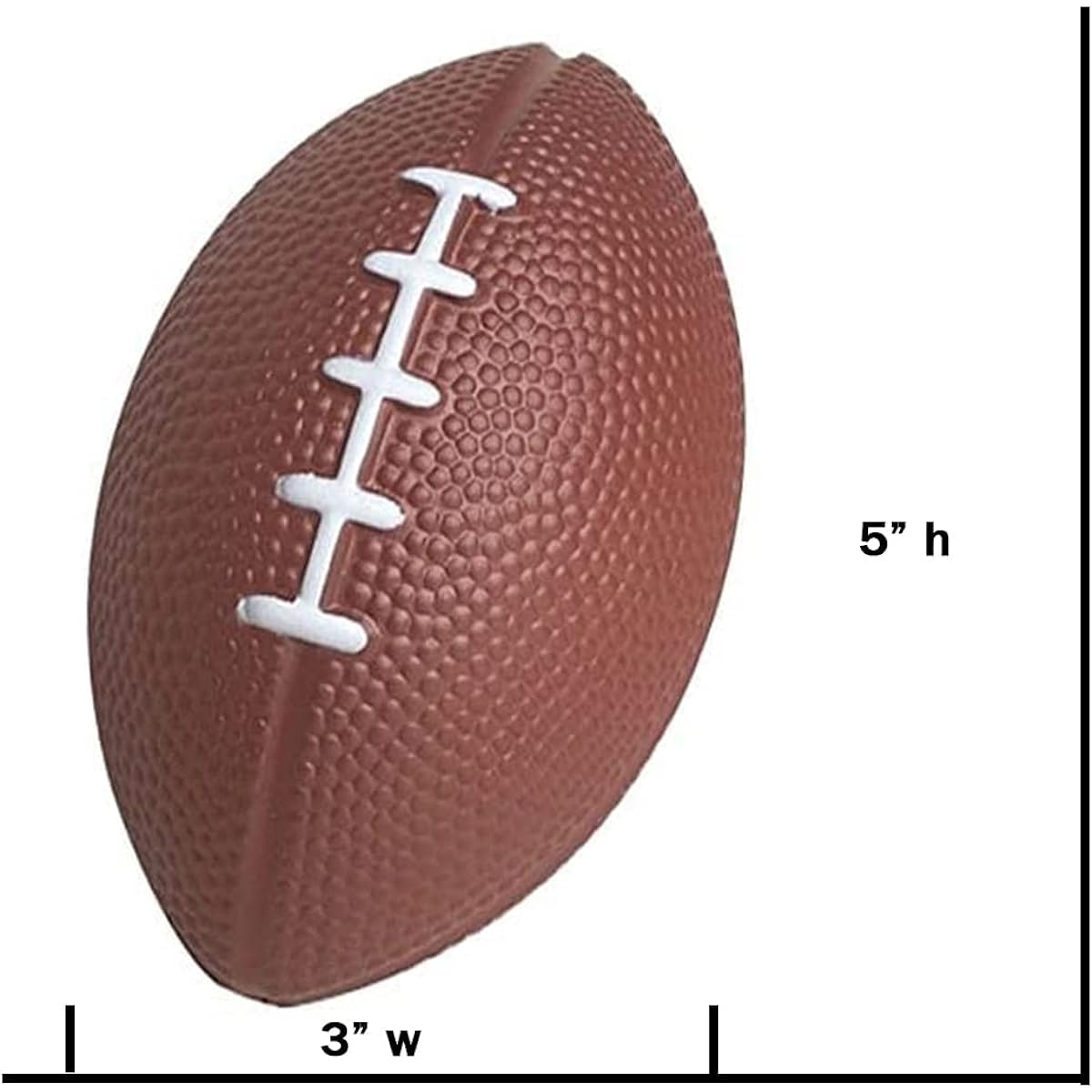 GIFTEXPRESS 6 Pack Foam Football Stress Balls Sports Balls Super Bowl Decorations Party Favors Football Themed Party Supplies Giveaways