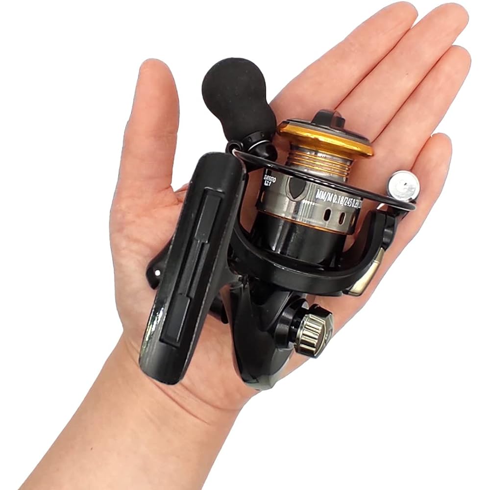 Orrudo Fishing Gear Spinning Reel Miniature Pocket Reel "Pokerudo B" No. 500/No. 800 qb010110