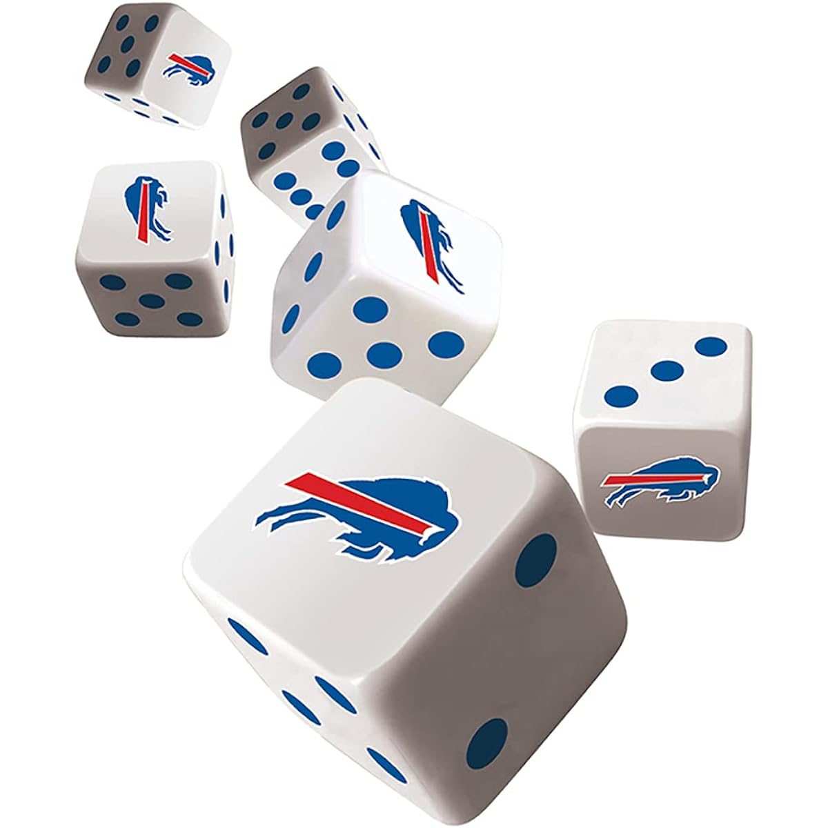 MasterPieces NFL New England Patriots Dice Set, One Size
