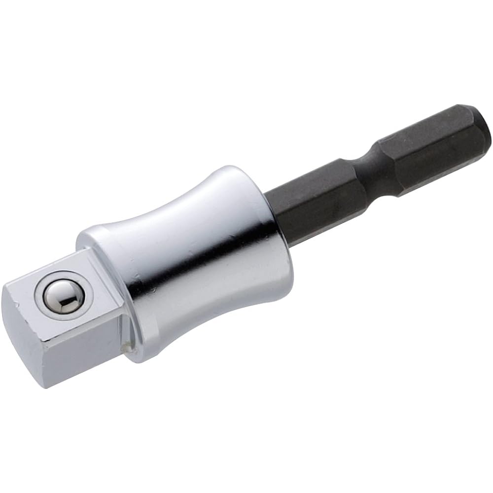 Top Industry (TOP) Universal socket adapter for electric drills, 3 arc minutes from hexagonal shank, swinging angle of 30°, swinging socket EUA-3, Tsubame-Sanjo, made in Japan