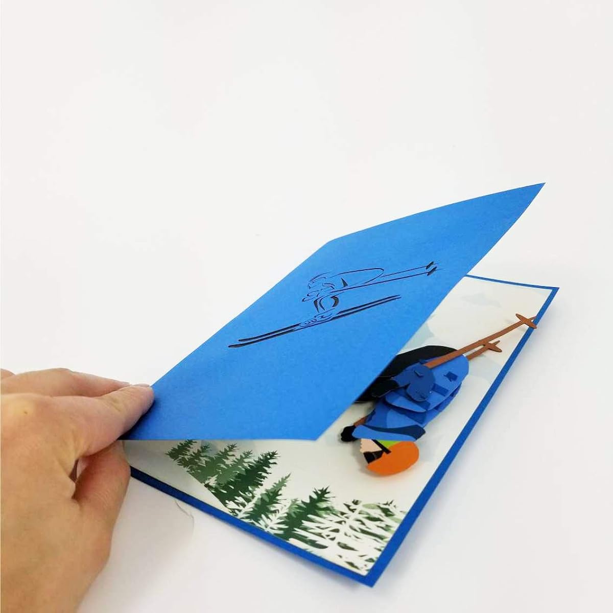 Ski Greeting Cards - Pop Up Birthday Cards, Congratulations Cards, Retirement Cards, Thank You Cards for Dad, Mom, Daughter, Son, Friends, Sports Lovers, Ski Lovers | Pop Card Express