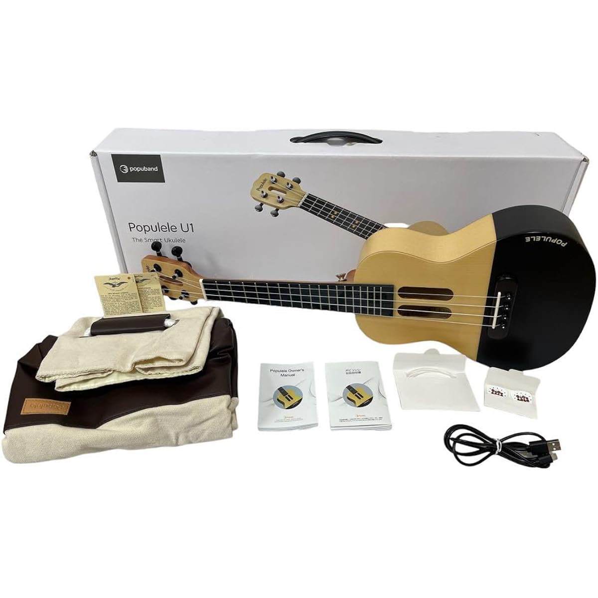 POPULELE Smart Ukulele Populele with case