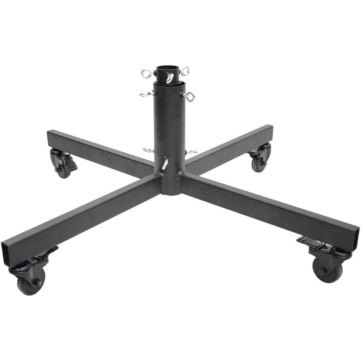 Vickerman 36" Rolling Tree Stand - Perfect for 10-10' Trees - Christmas Tree Stand Roller - Reliable and Durable - Sleek Black Look - Heavy Duty Commercial Stand