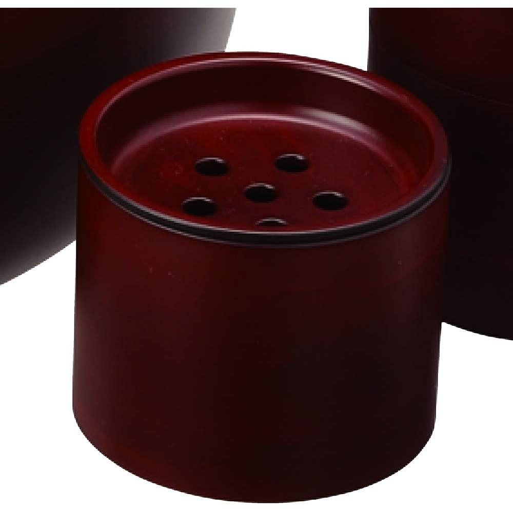 Nakanishi-kougei New Tea Room Set Vermilion Wood Grain Made in Japan 2059013