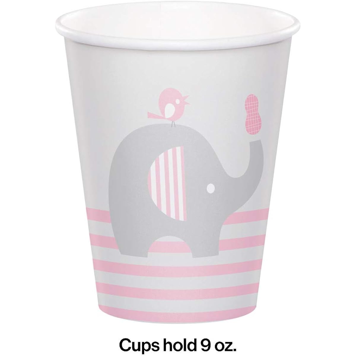 Little Peanut Girls Elephant Cup, 24 Count