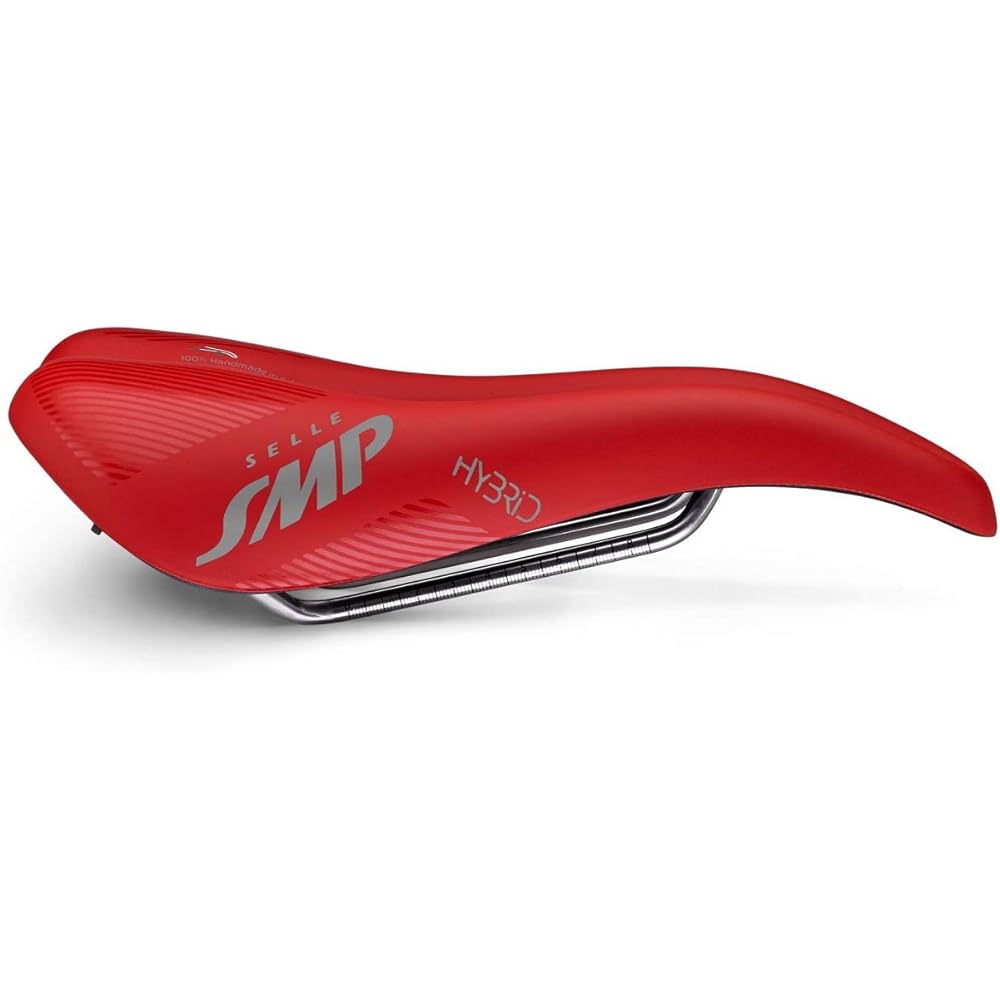 SELLE SMP HYBRID Saddle RED MATT HYBRID03-RO