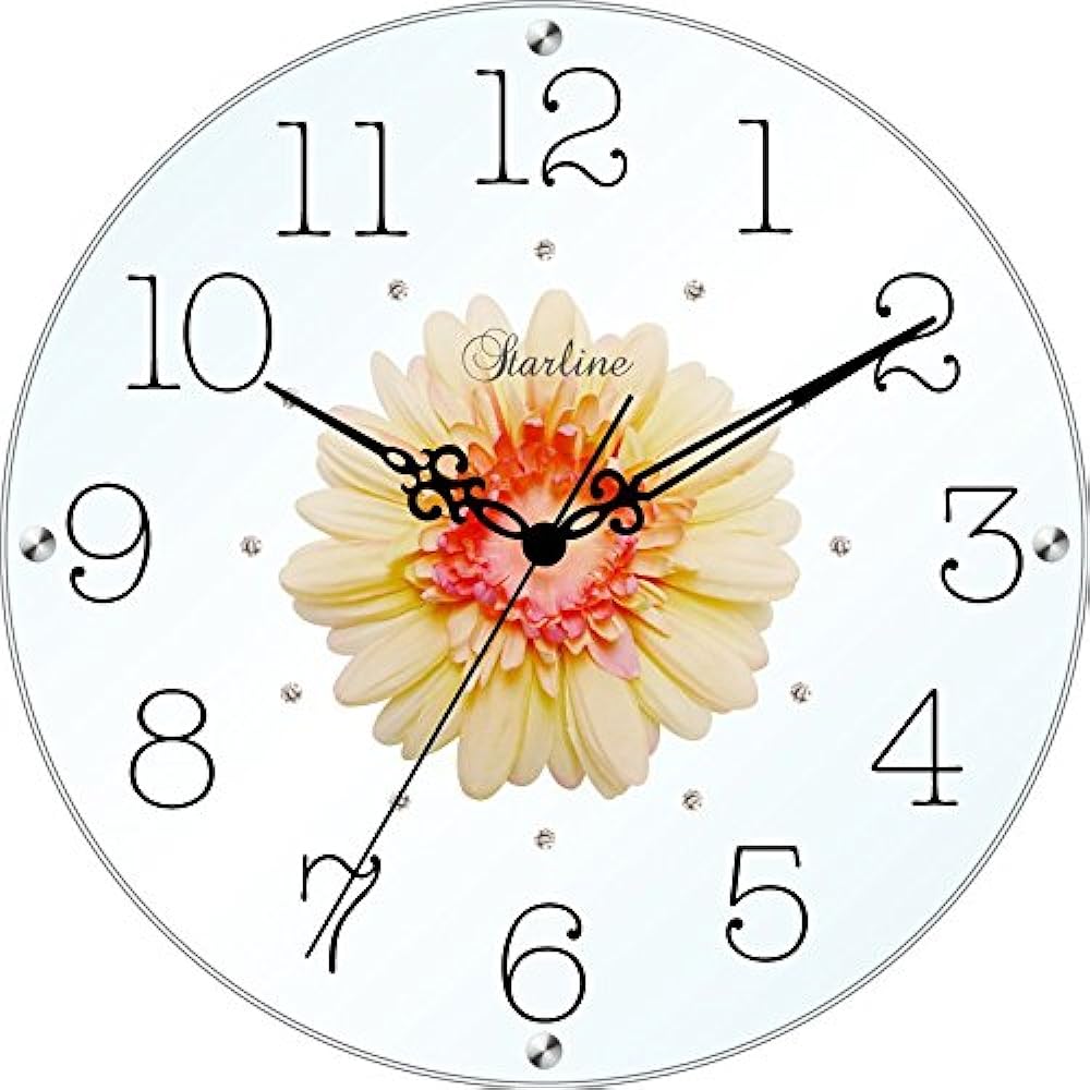 Starline Art Flower Clock Red SW-1186 RD