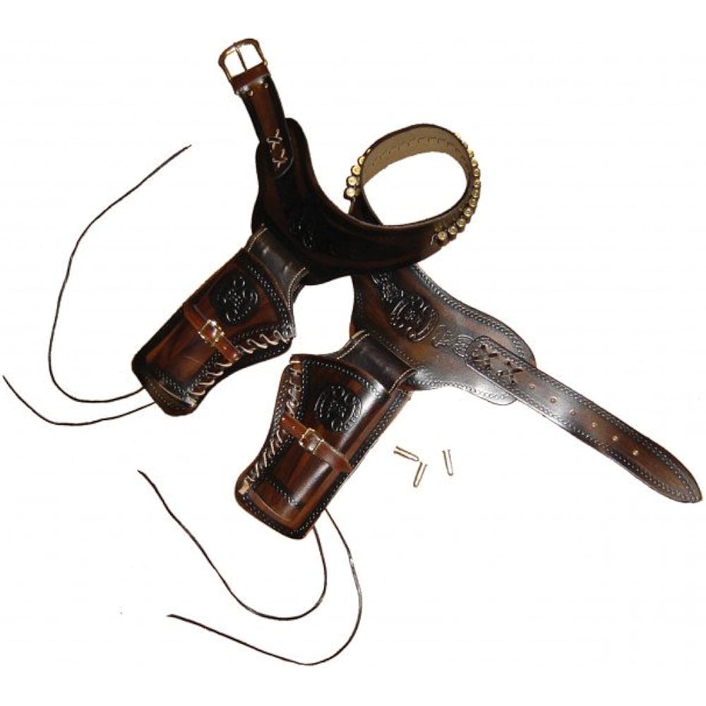 Accessories 704 Revolver for 2 guns Gun belt with 24 bullets