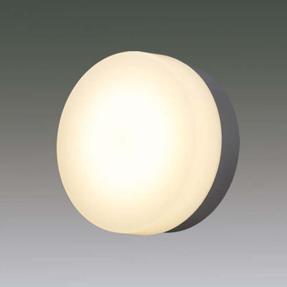 Iris Ohyama LED Porch Light Silver Electrical Work Required IRCL5N-CIPLS-BS-P