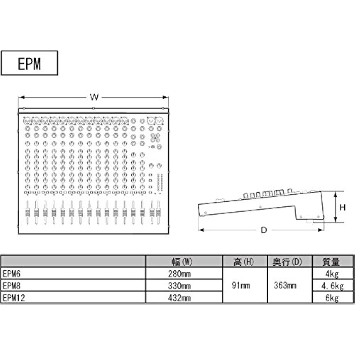Soundcraft Soundcraft Compact Analog Mixer EPM6