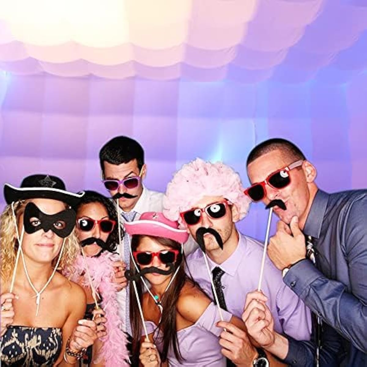 Xmaybang Inflatable Photo Booth Enclosure (9.18x 9.18x 9.18ft) with LED Lights and Blower for Advertising Bar Shopping Mall Event Exhibition Photo Booth Company