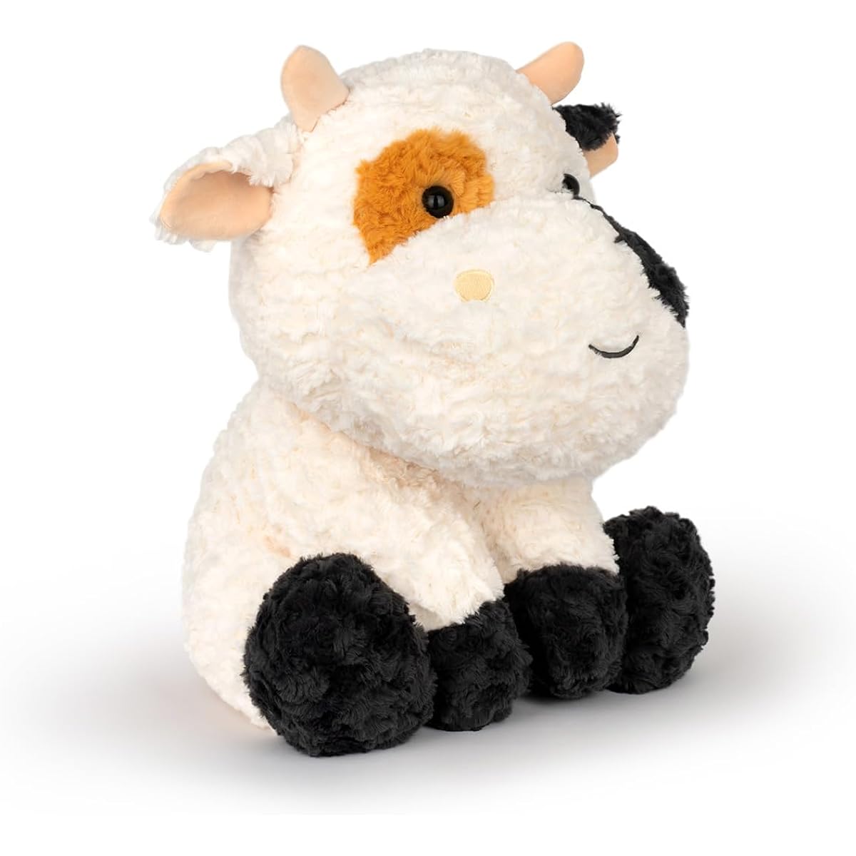 Wanwu World Cow Plush Toy Cute Stuffed Animal Gift for Kids 8.3 Inch