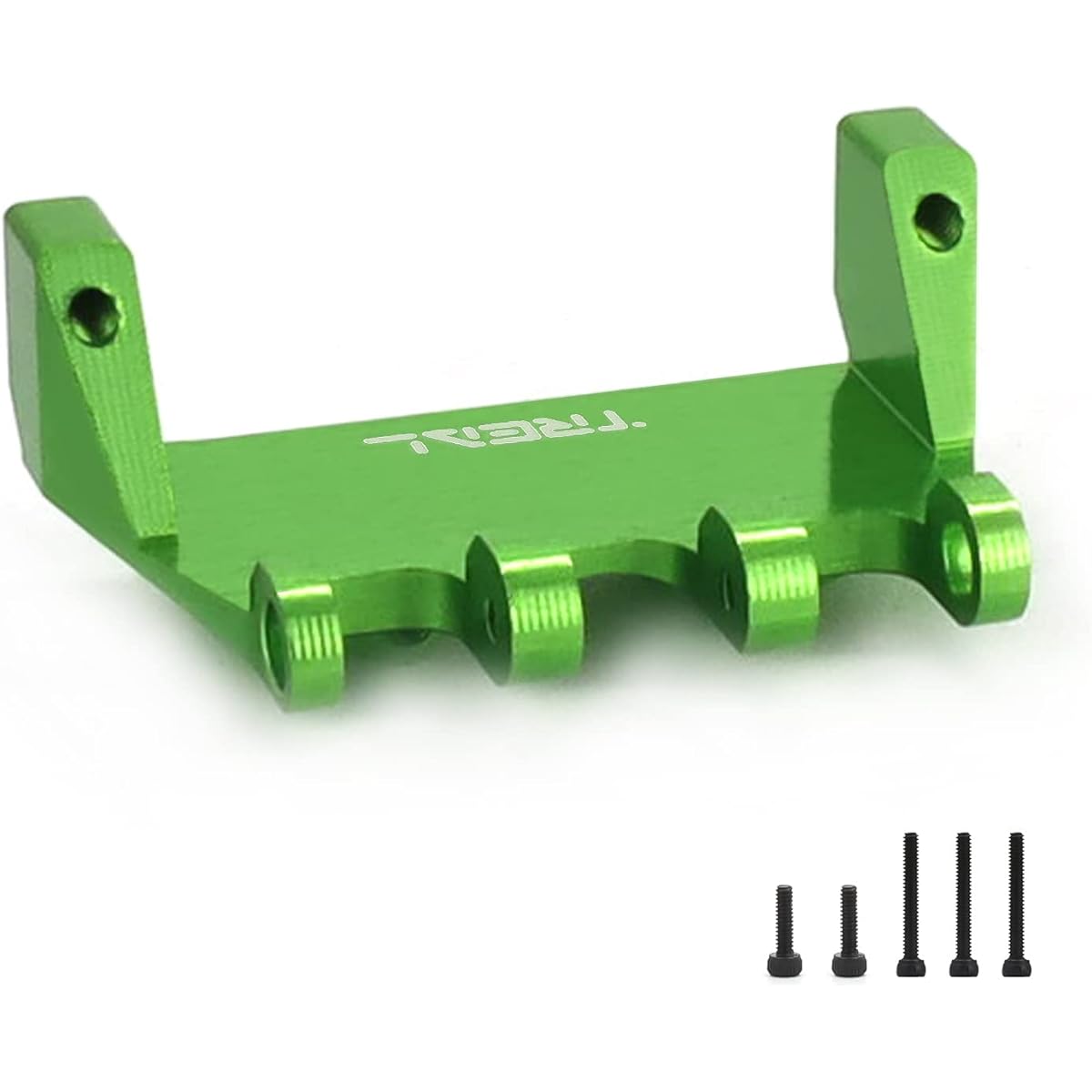 TREAL SCX24 Servo Mount EMAX Servo Alu# 7075 Axial SCX24 Deadbolt C10 Gladiator Bronco (Green)