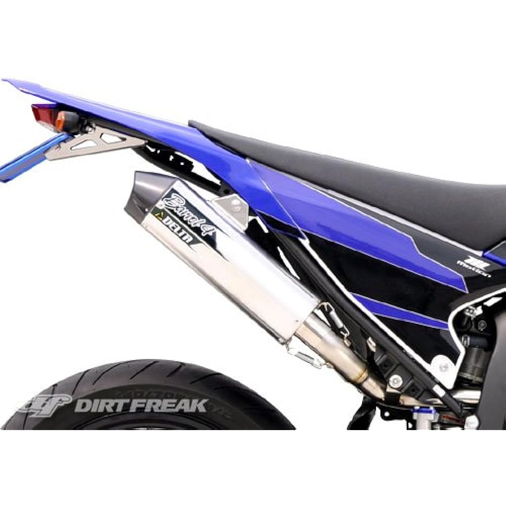 Dirtfreak DELTA Barrel 4-S Silencer KLX125 '10-16 O2 Sensor Compatible JMCA Certified/Public Road Usable Muffler Slip-on DL30-7411