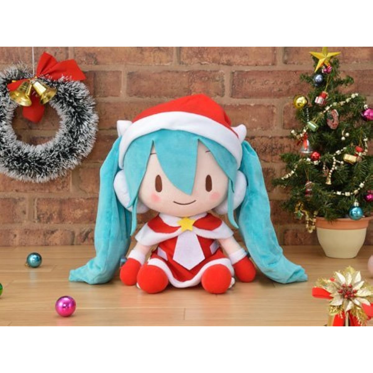 Hatsune Miku -Project DIVA- F 2nd Mega Jumbo Plush Toy "Hatsune Miku Christmas"