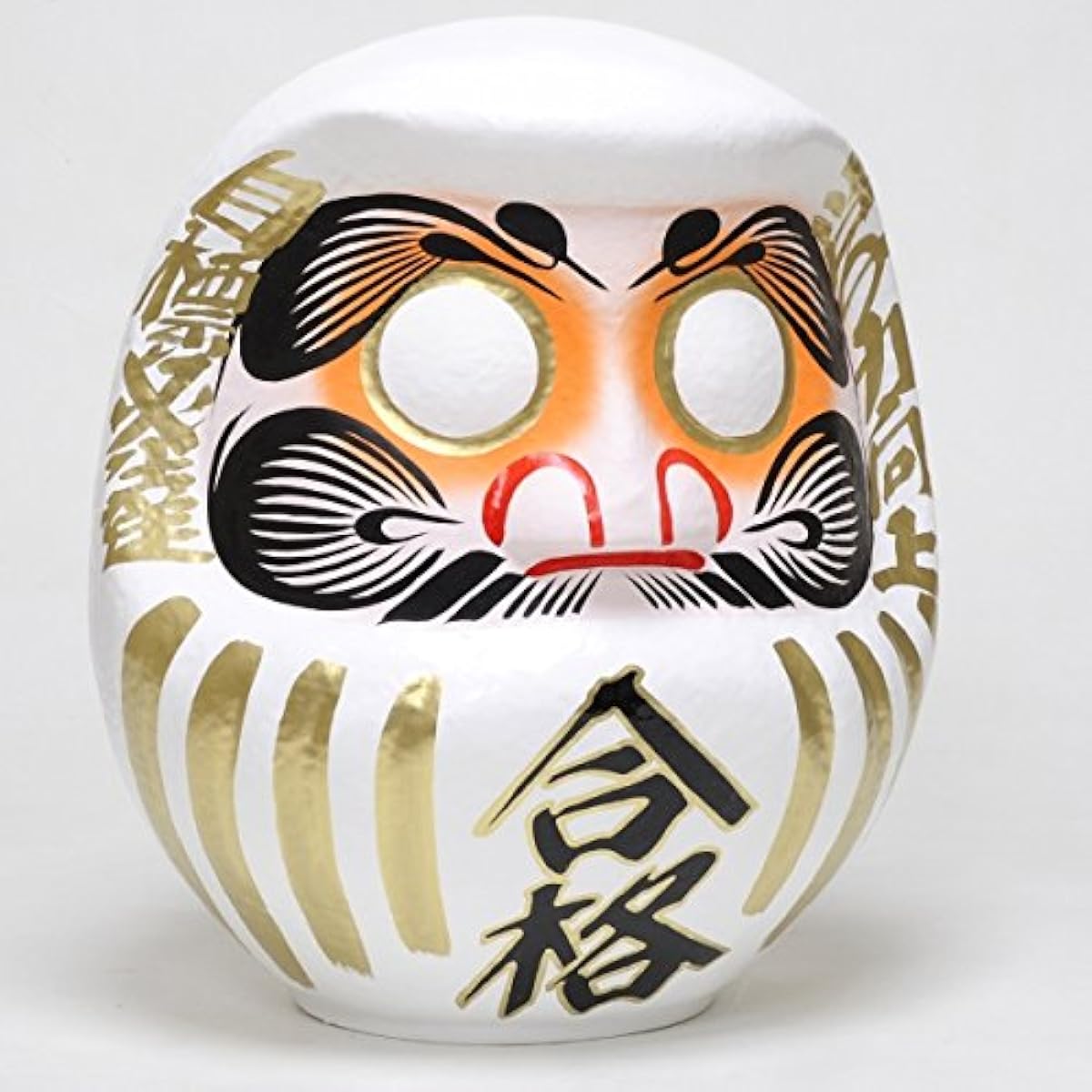 Takasaki Daruma Pass Daruma No. 13 White