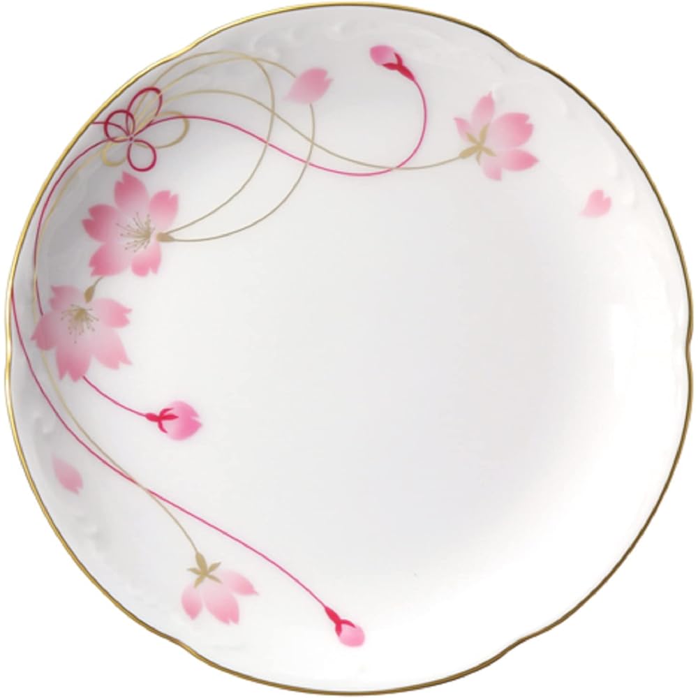 Okura Touen <Limited to Direct Stores> Sakura Series "Yuzakura" Mug & Plate Set Official Gift Wrapping 105CH/A682-6_RB